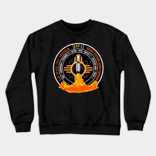 SpaceX’s Falcon Heavy Rocket Insignia Mission Patch Design Crewneck Sweatshirt